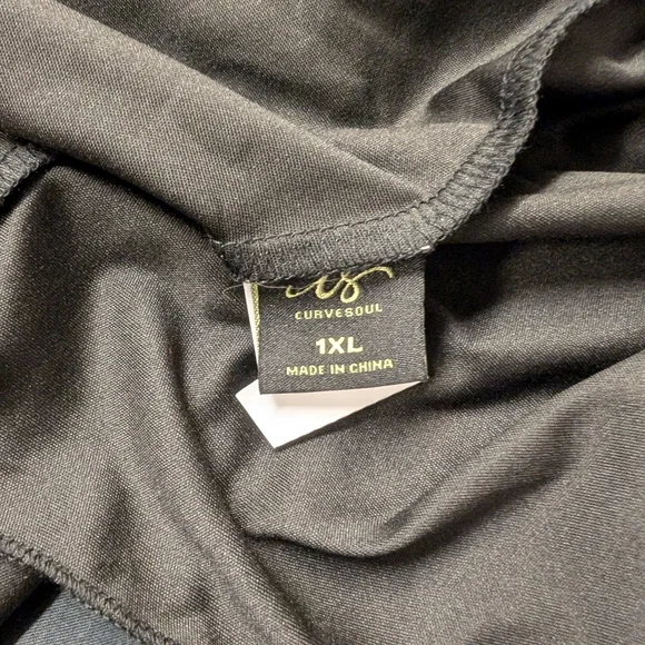 Gothic pixie hem dress with spider web mesh sleeves and neckline size 1XL - Picture 5 of 5